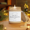 Soft Blankets Soy Candle — 9oz Scented Jar (Current Mood: No Plans)